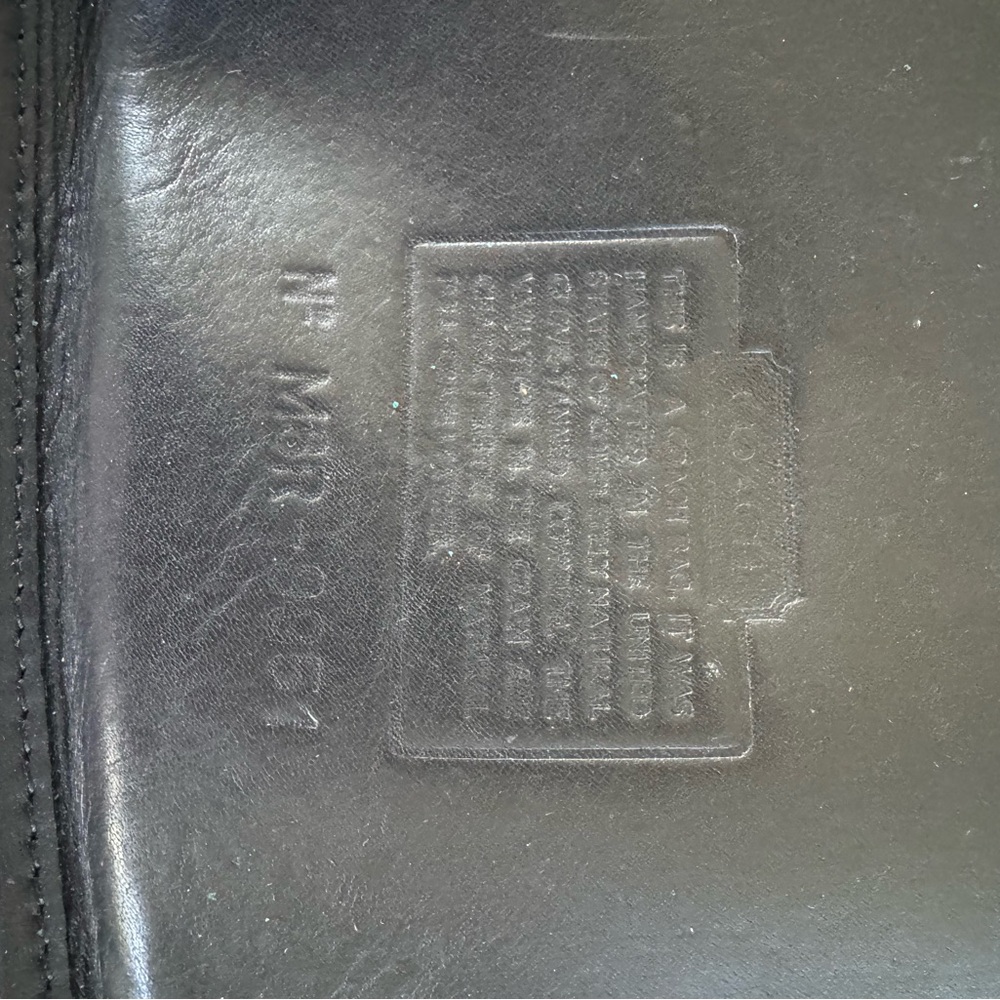 Black Leather Crossbody Bag - Picture 8 of 8